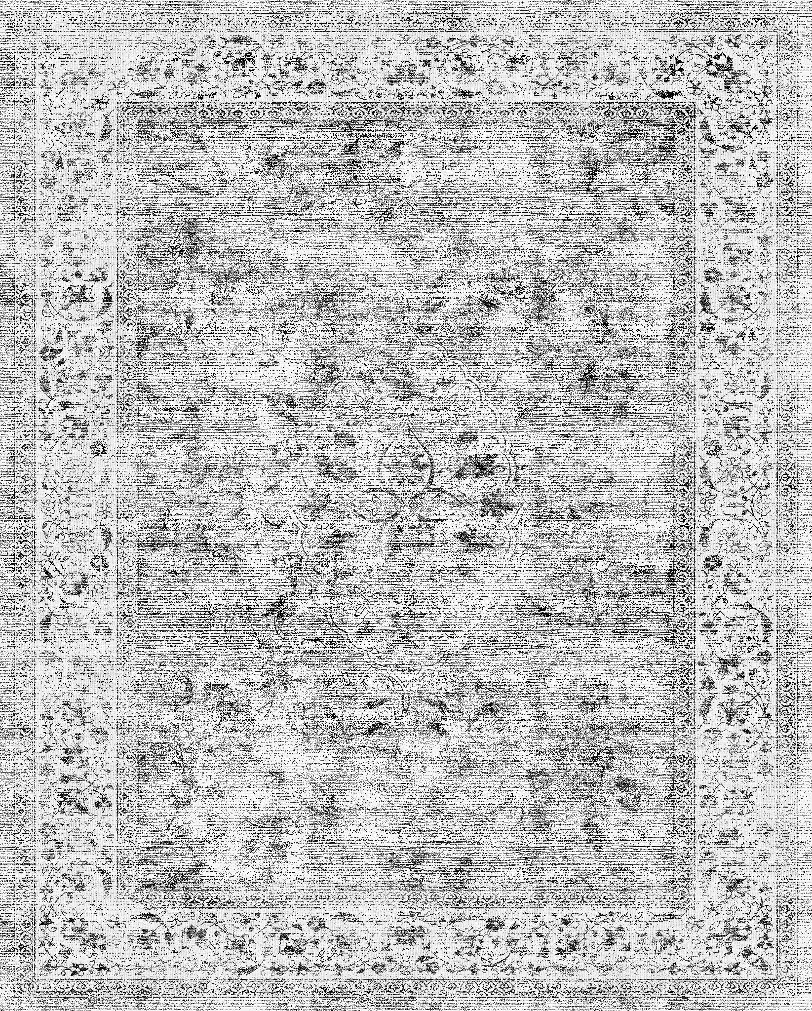 Aria Vintage Distressed Floral Rug