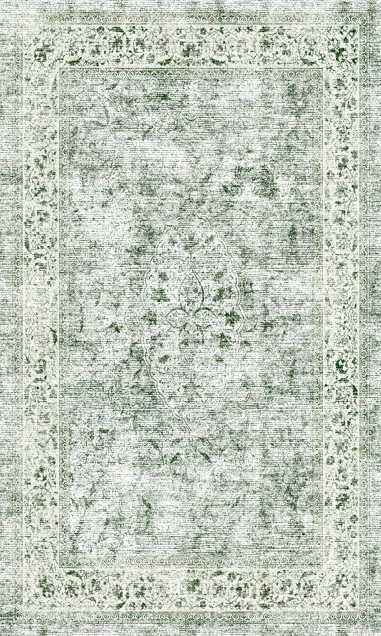 Aria Vintage Distressed Floral Rug