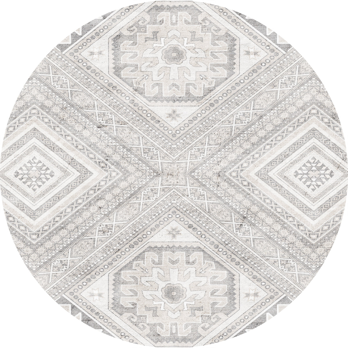 Caria Ornamentaler Medaillon-Teppich mit Stammesmotiven