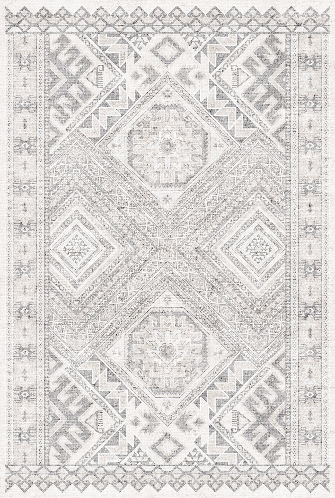 Caria Ornamental Tribal Medallion Rug