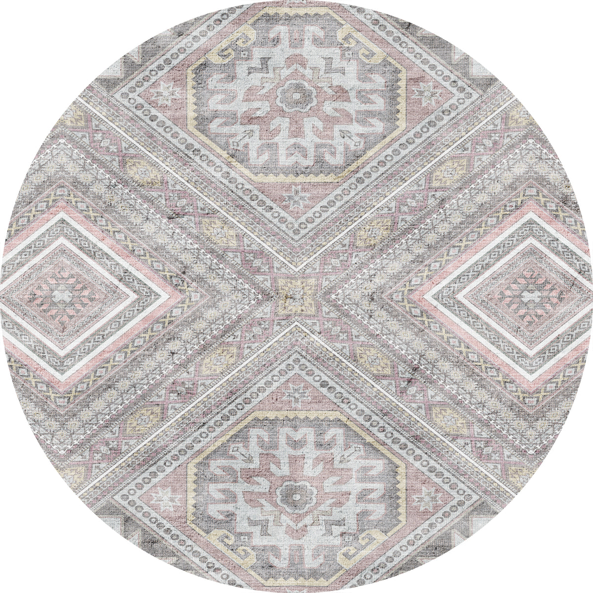 Caria Ornamentaler Medaillon-Teppich mit Stammesmotiven