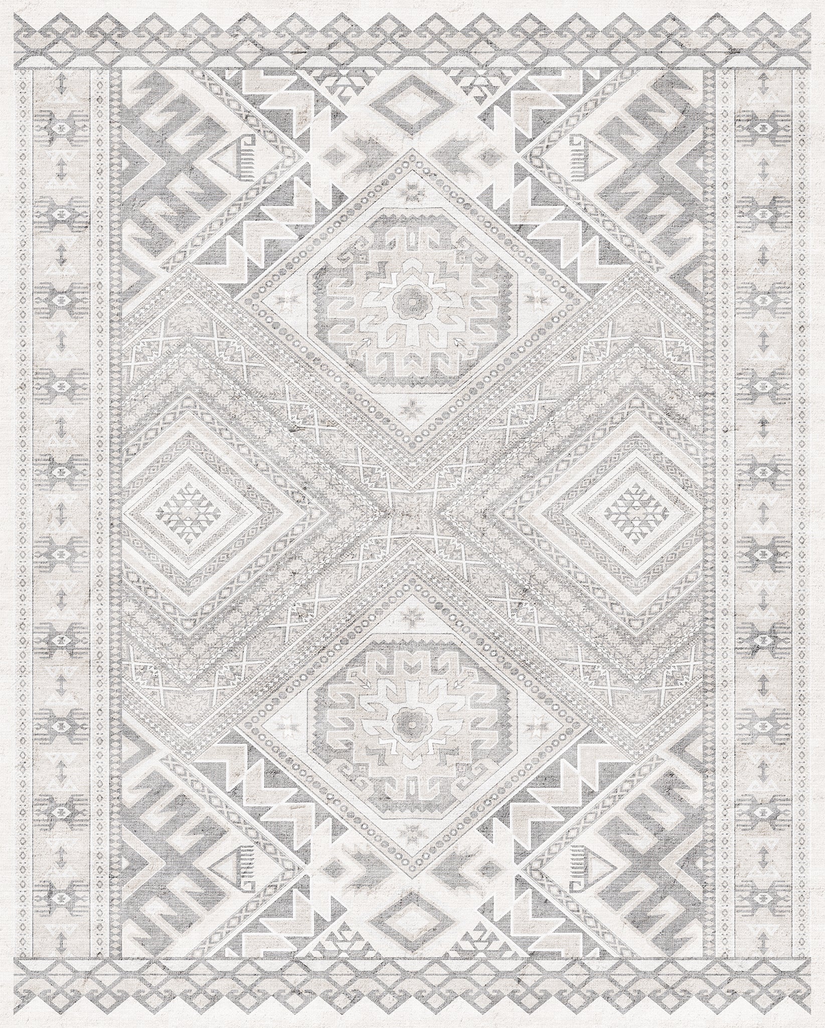 Caria Ornamental Tribal Medallion Rug