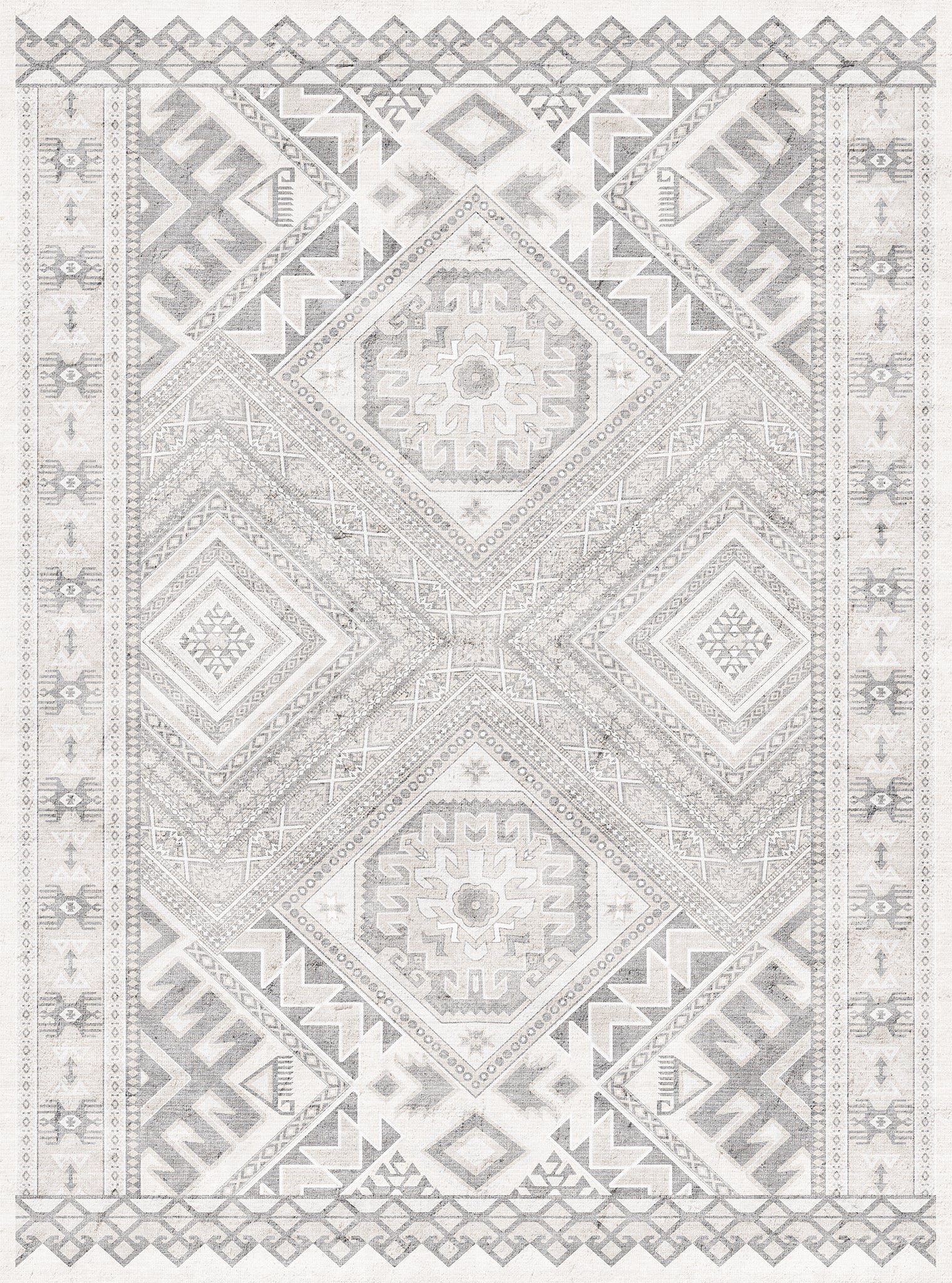 Caria Ornamental Tribal Medallion Rug