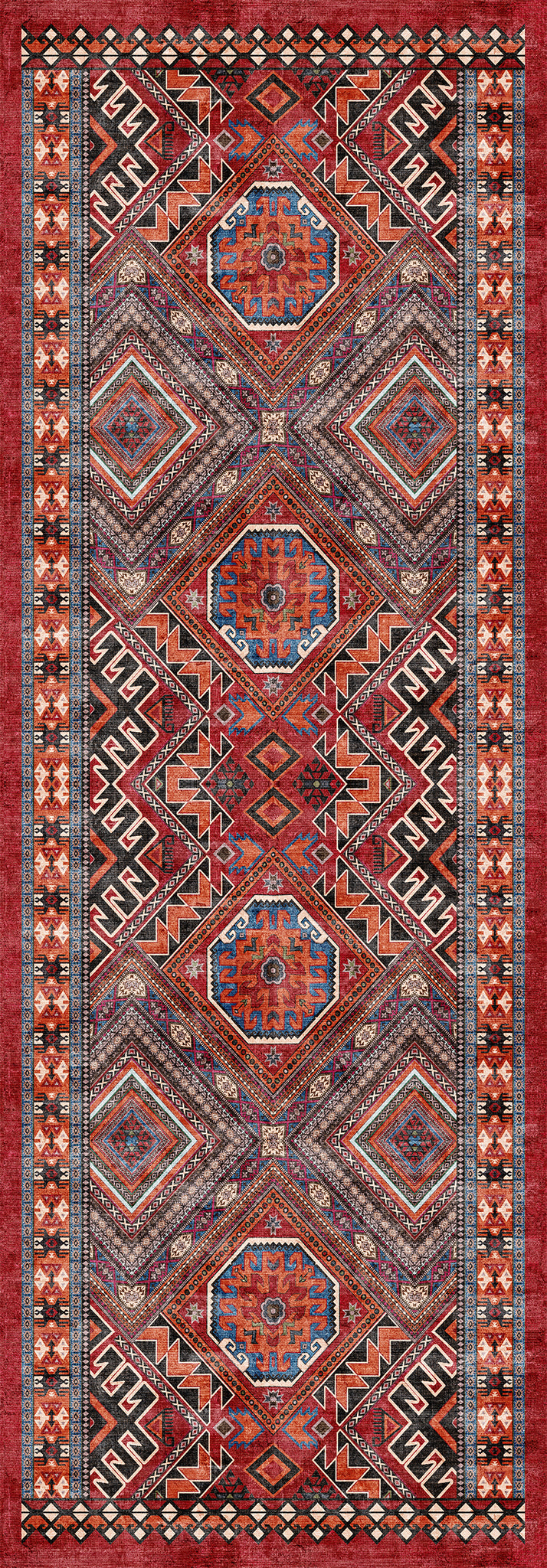 Caria Ornamental Tribal Medallion Rug