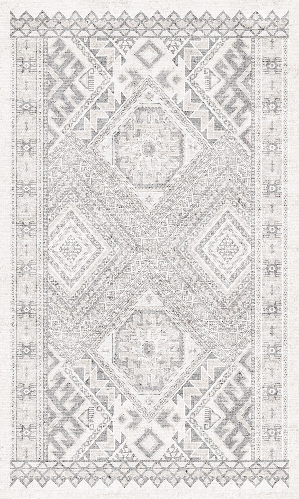 Caria Ornamental Tribal Medallion Rug