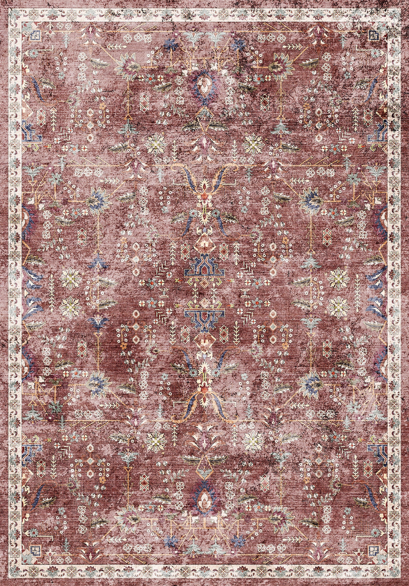 Zayna Ornamental Floral Rug