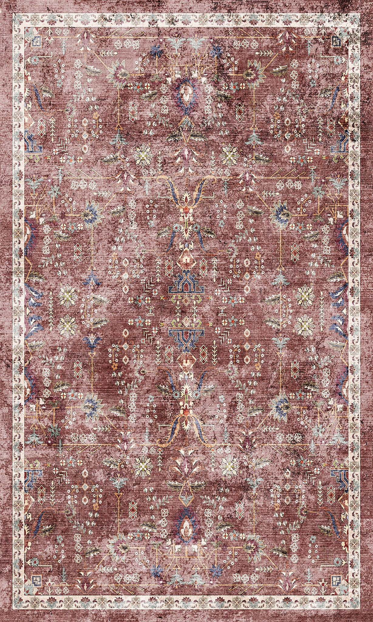 Zayna Ornamental Floral Rug