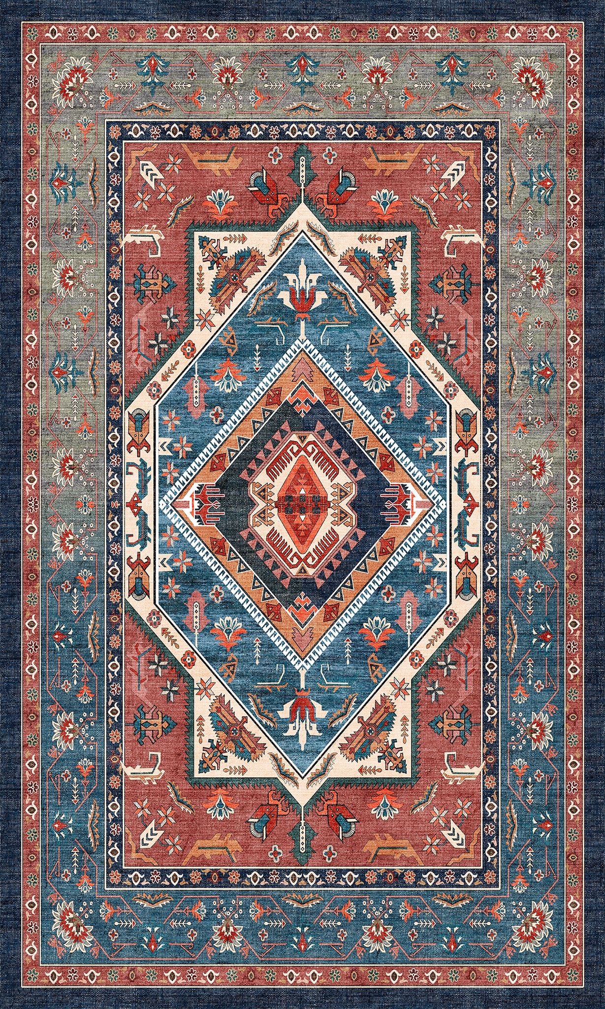 Soraya Traditional Medallion Rug