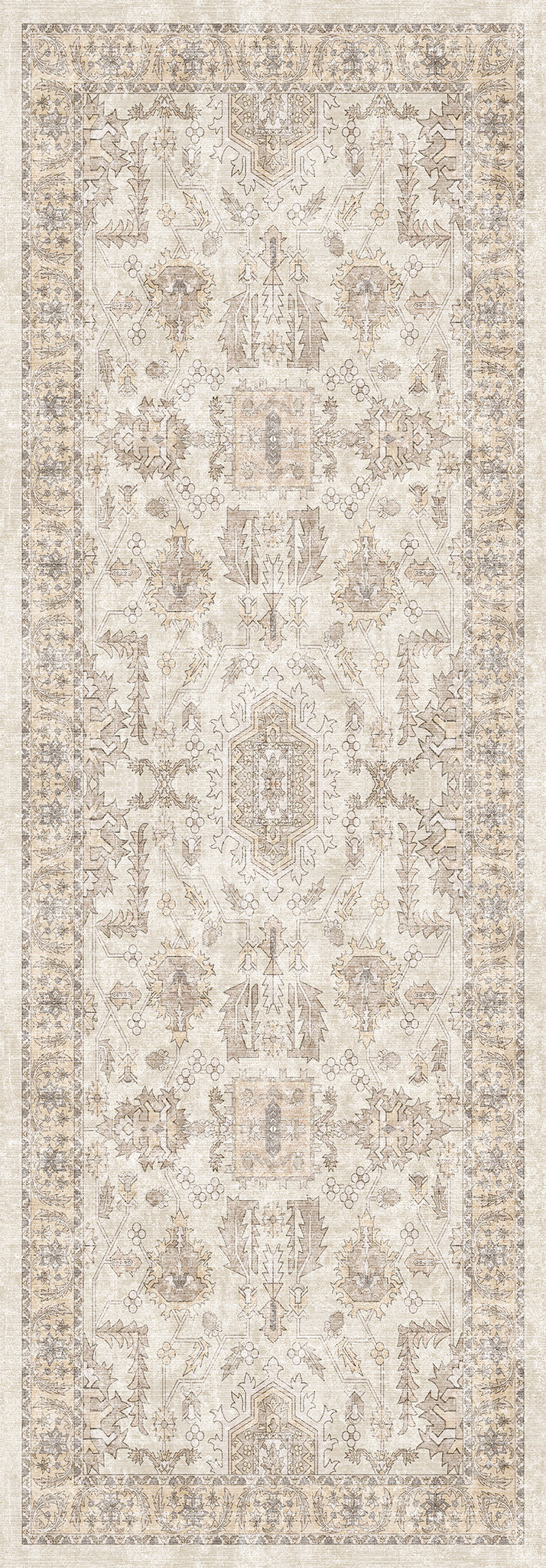 Zoe Distressed Ornamental Rug