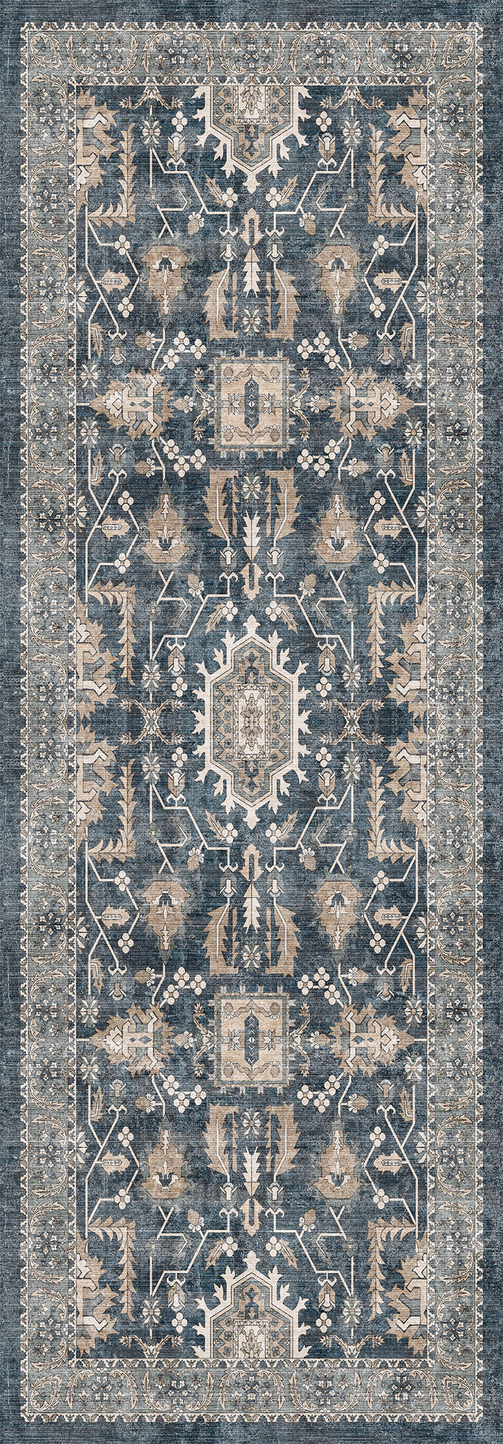 Zoe Distressed Ornamental Rug