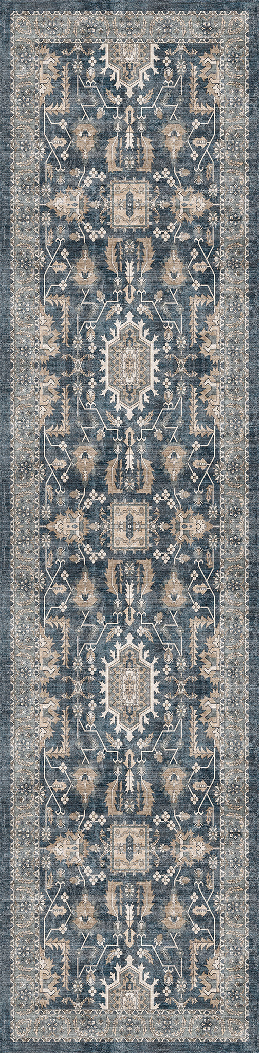 Zoe Distressed Ornamental Rug