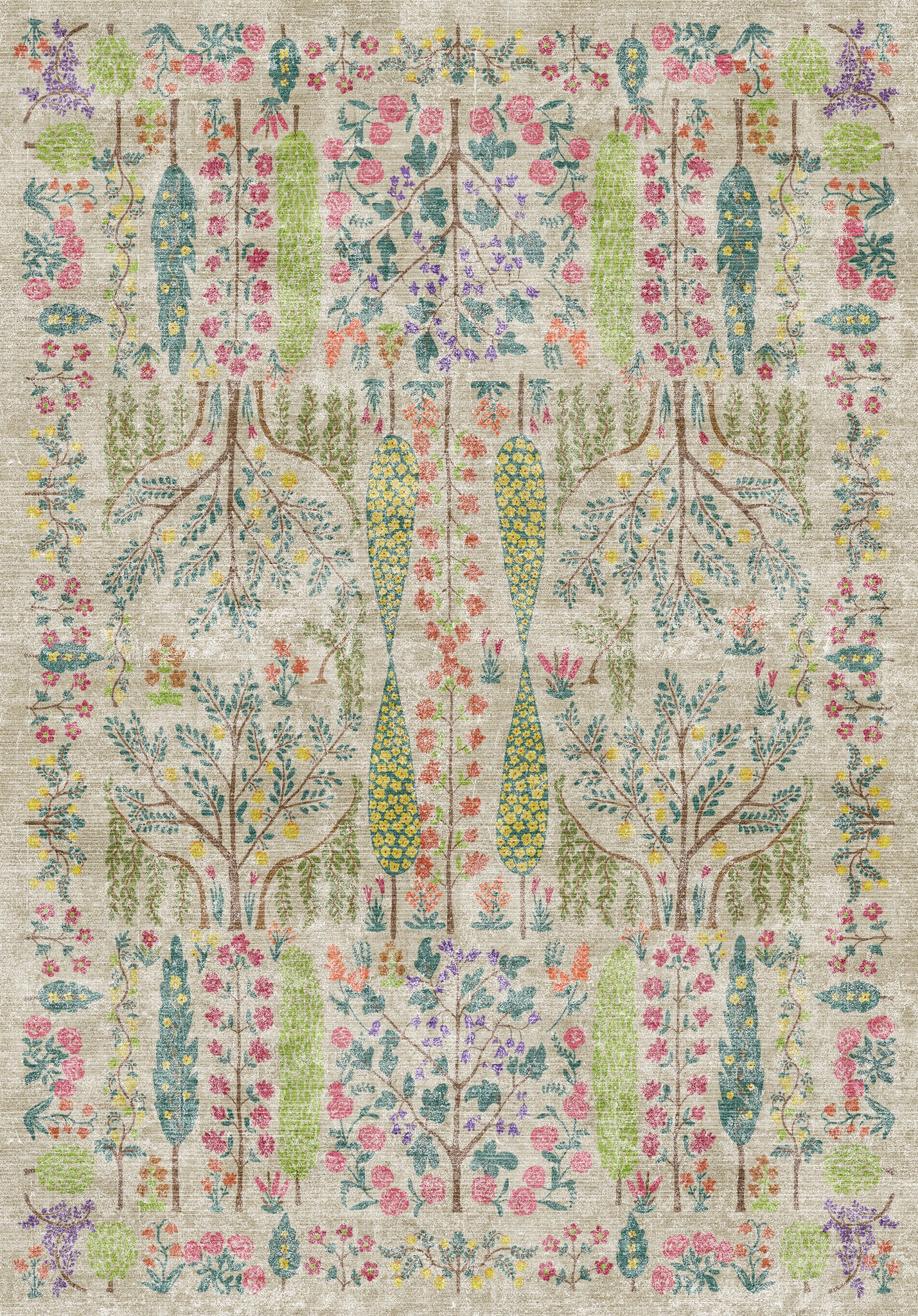 Annabelle Botanical Floral Rug