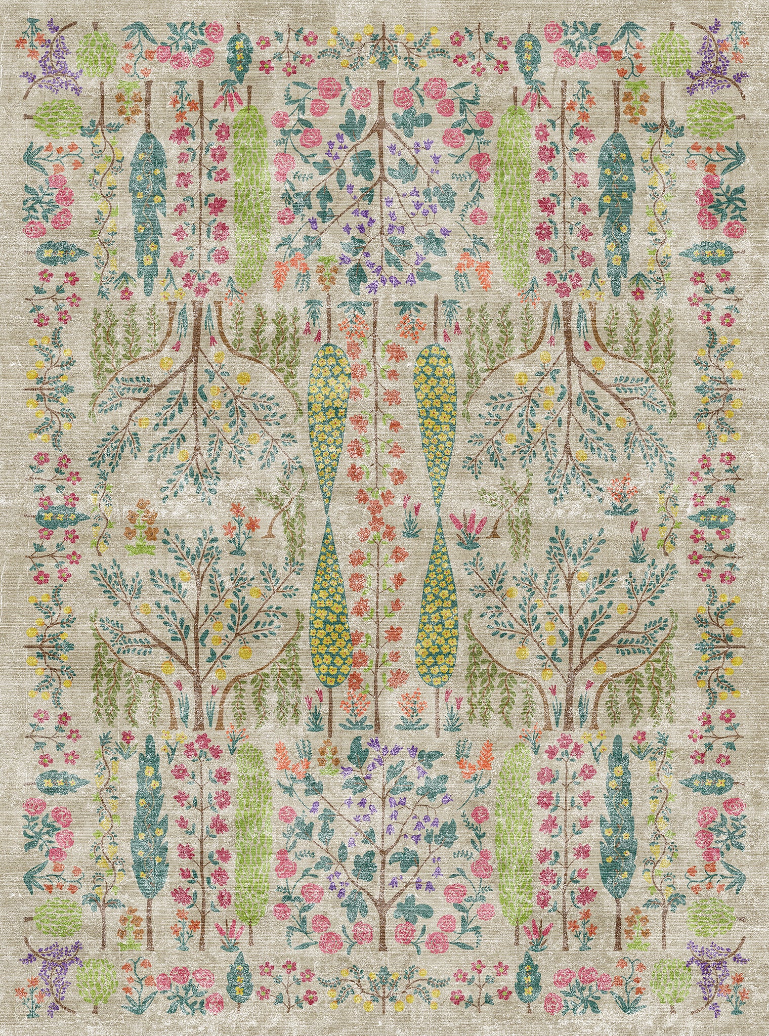 Annabelle Botanical Floral Rug