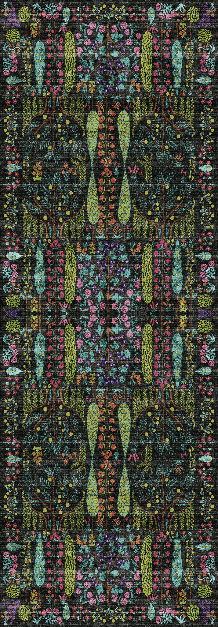 Annabelle Botanisk blommig matta