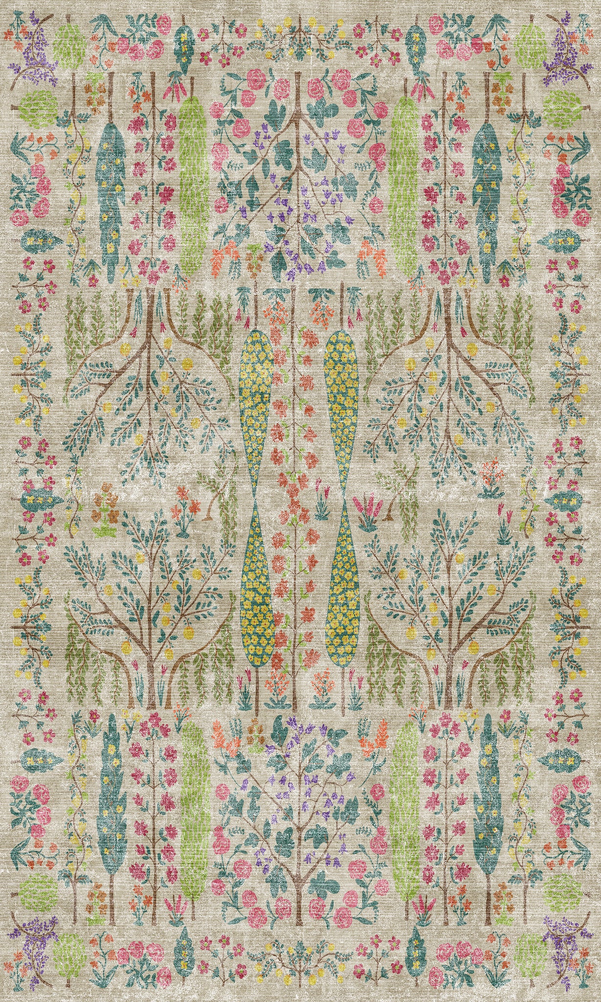 Annabelle Botanical Floral Rug