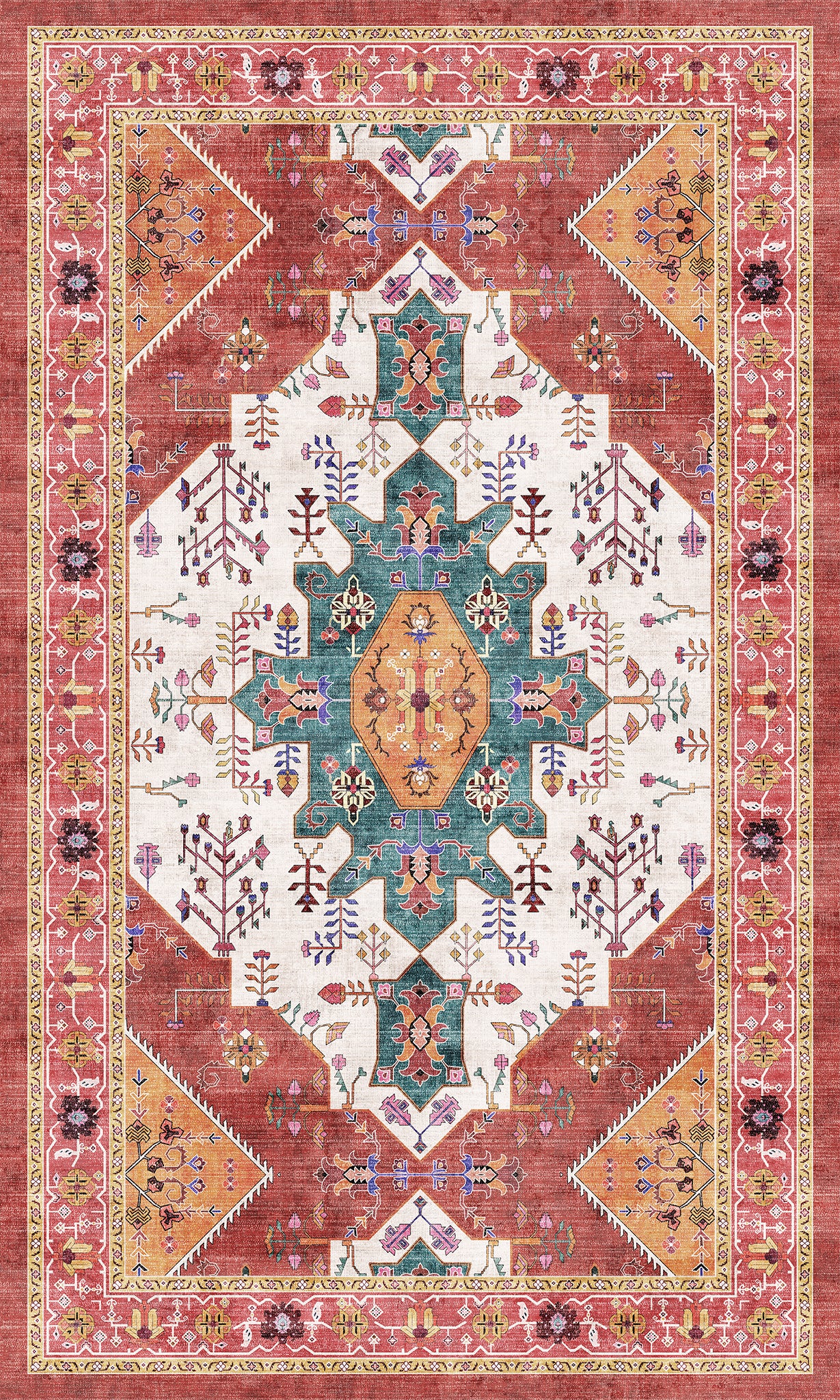 Nova Ornamental Floral Rug