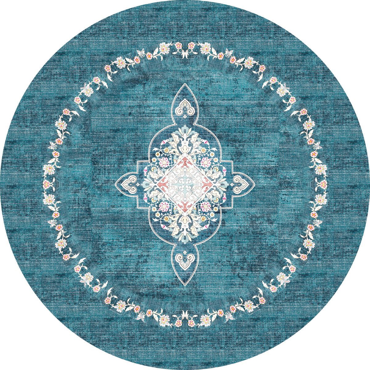Maris Tappeto con design a medaglioni floreali