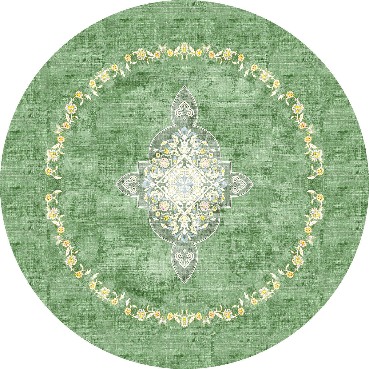 Maris Tappeto con design a medaglioni floreali