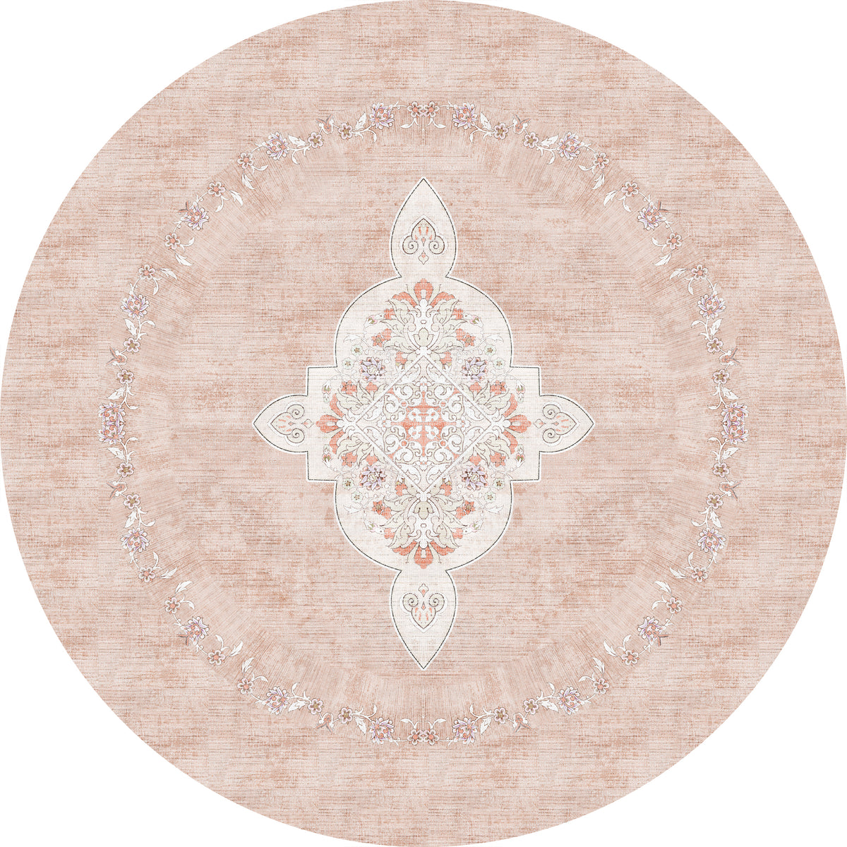 Maris Tappeto con design a medaglioni floreali
