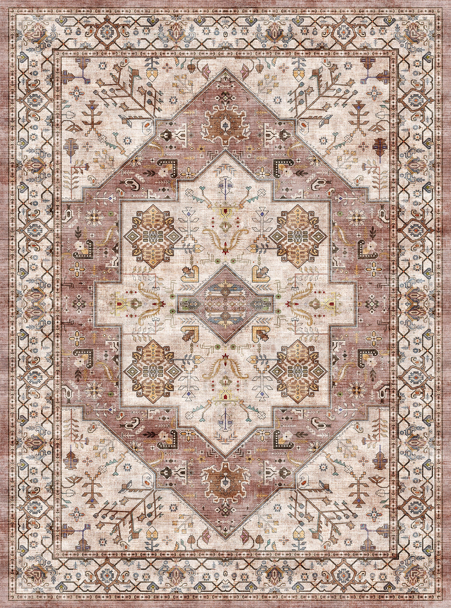 Dusk Vintage Medallion Rug