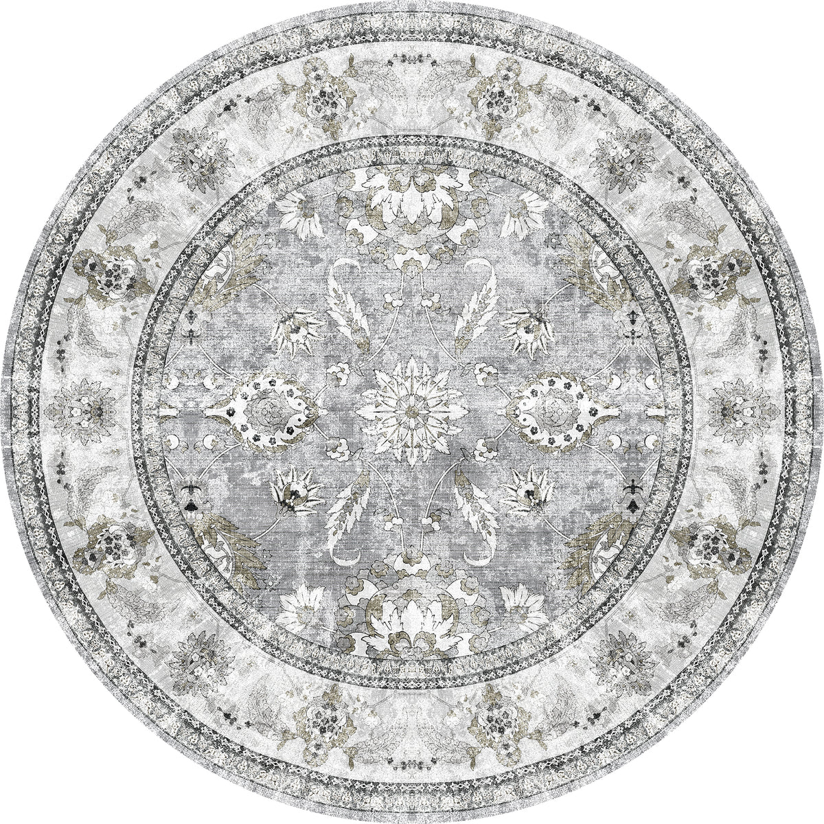 Cleo Traditioneller Teppich mit Blumenmuster