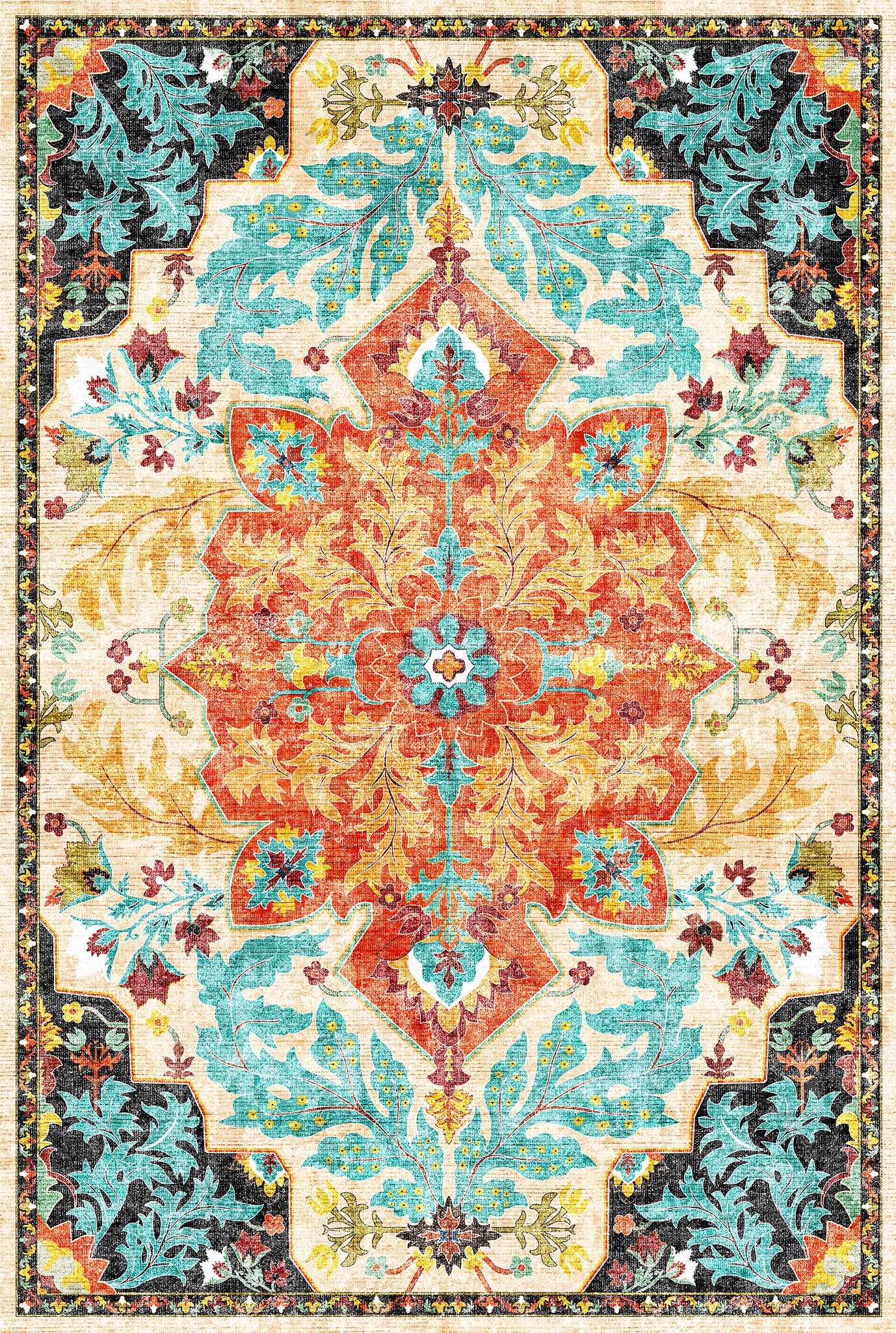 Coraline Tapis D'Ornement Éclectique