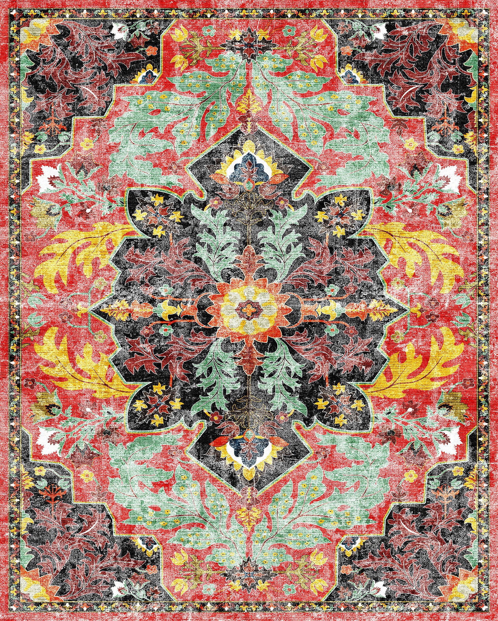 Coraline Tapis D'Ornement Éclectique