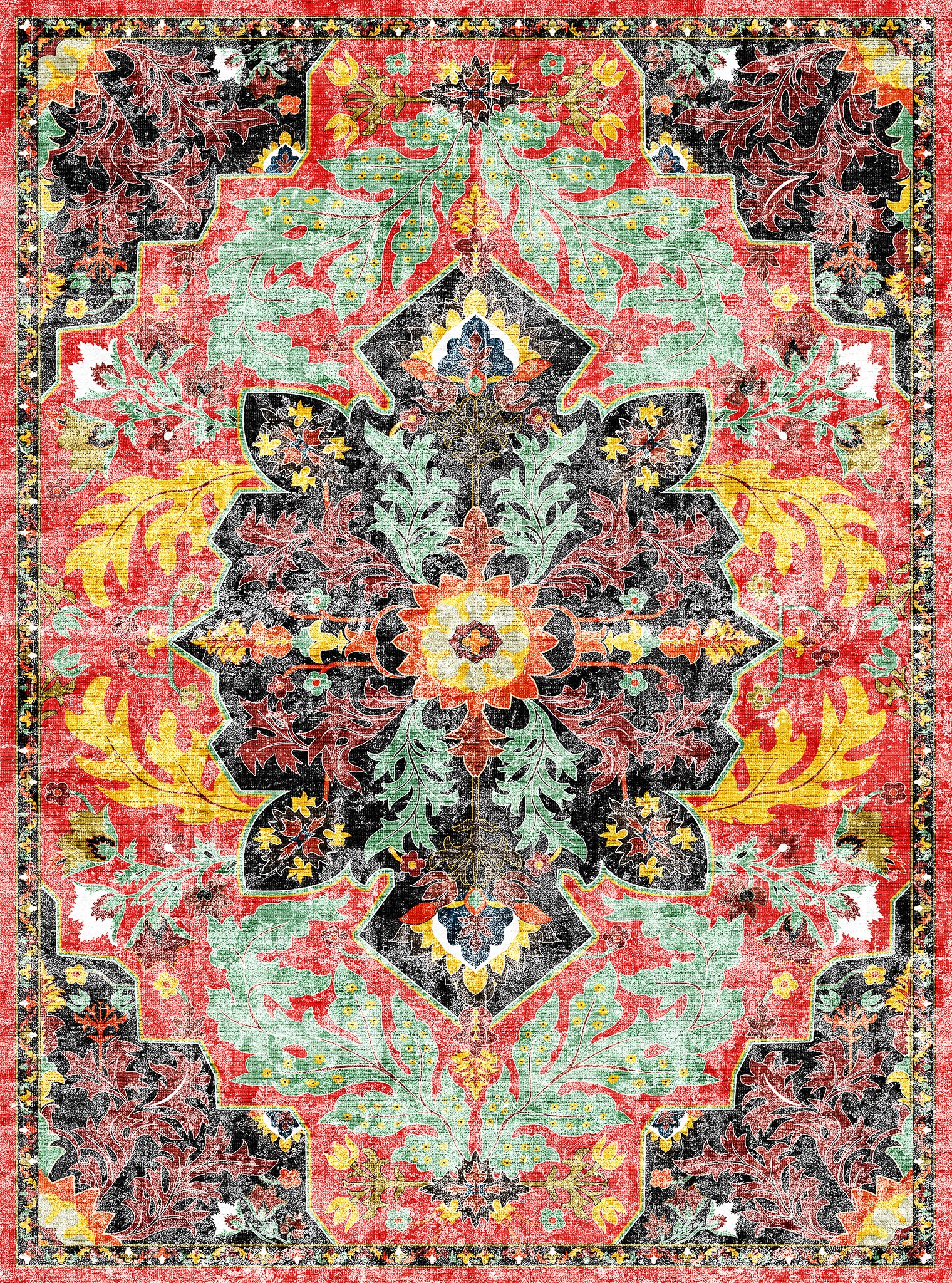 Coraline Tapis D'Ornement Éclectique