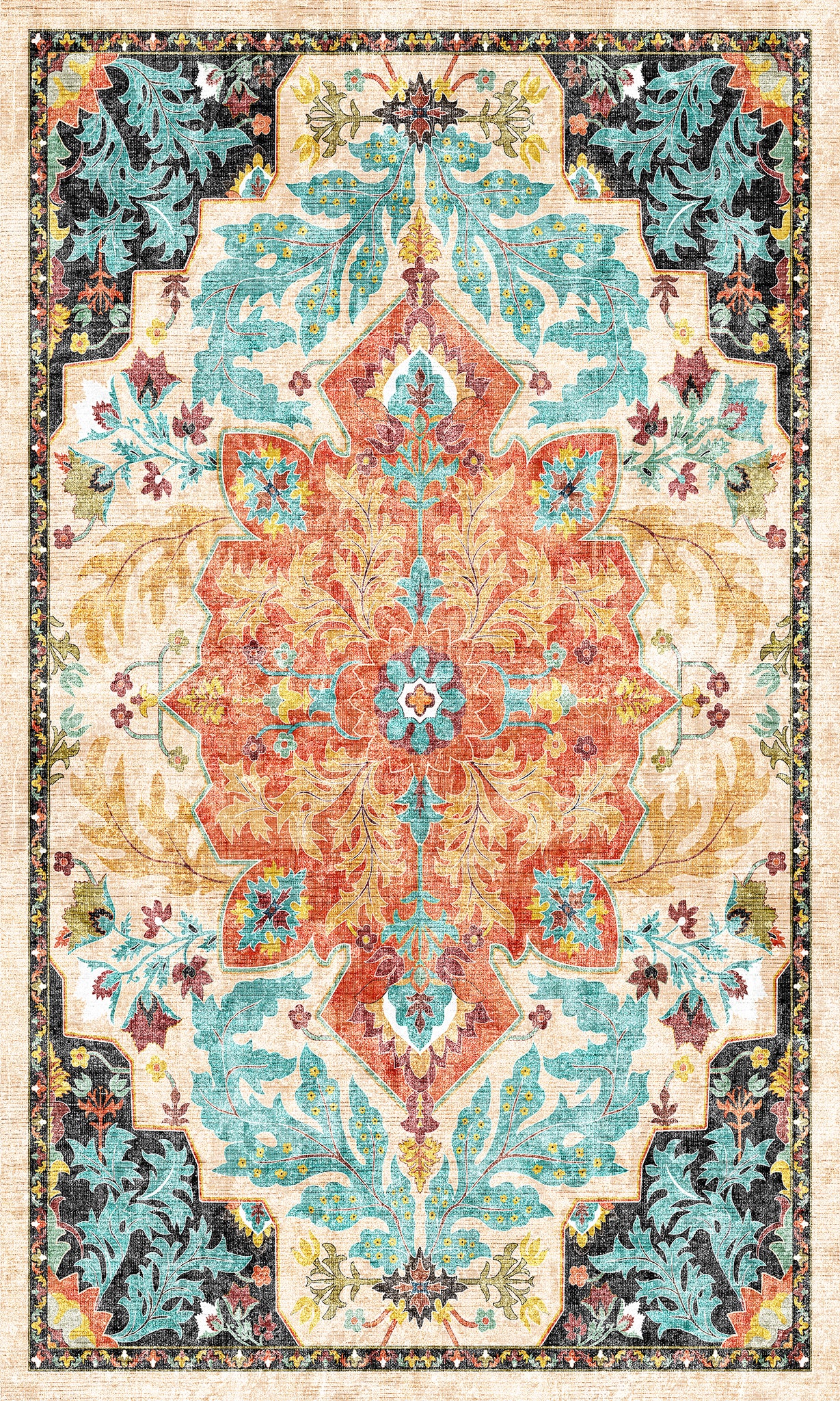 Coraline Eclectic Ornamental Rug