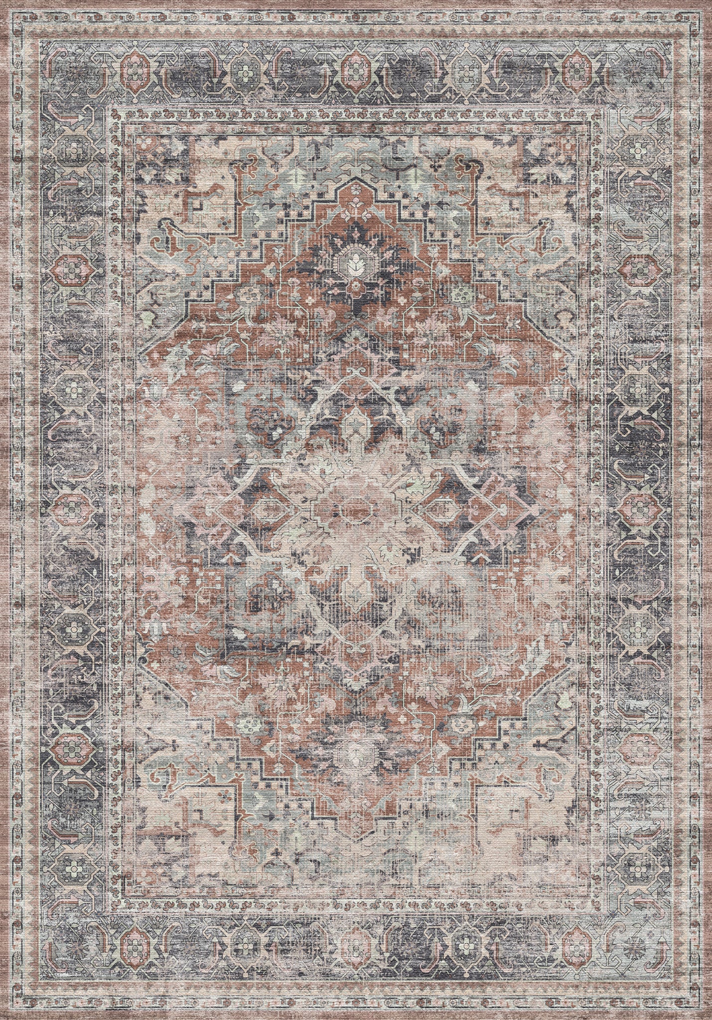 Alina Vintage Medallion Rug