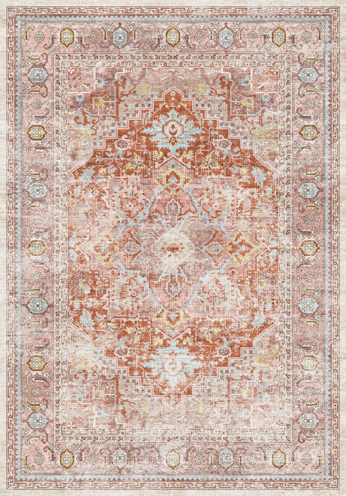 Alina Vintage-Medaillon-Teppich