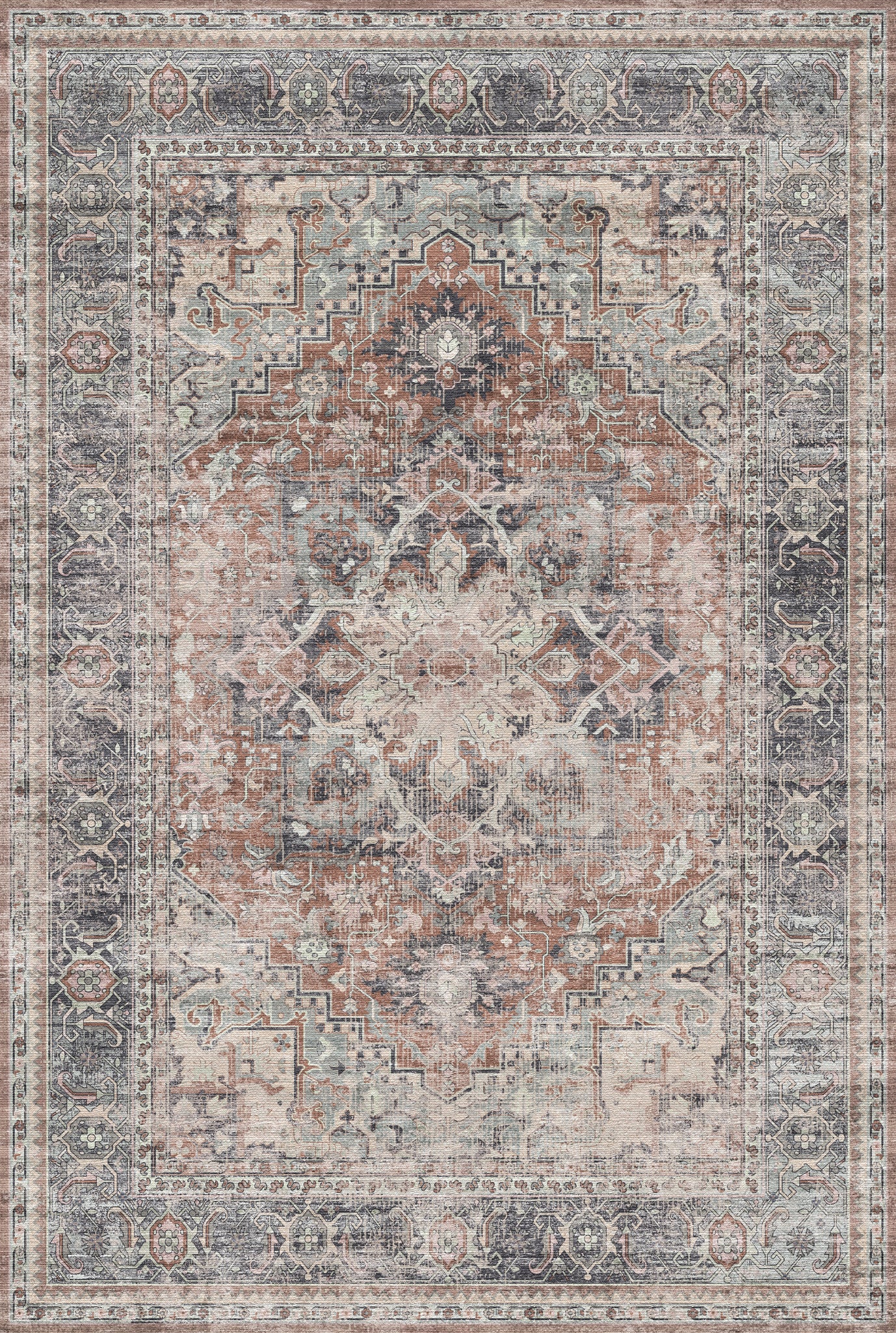 Alina Vintage Medallion Rug