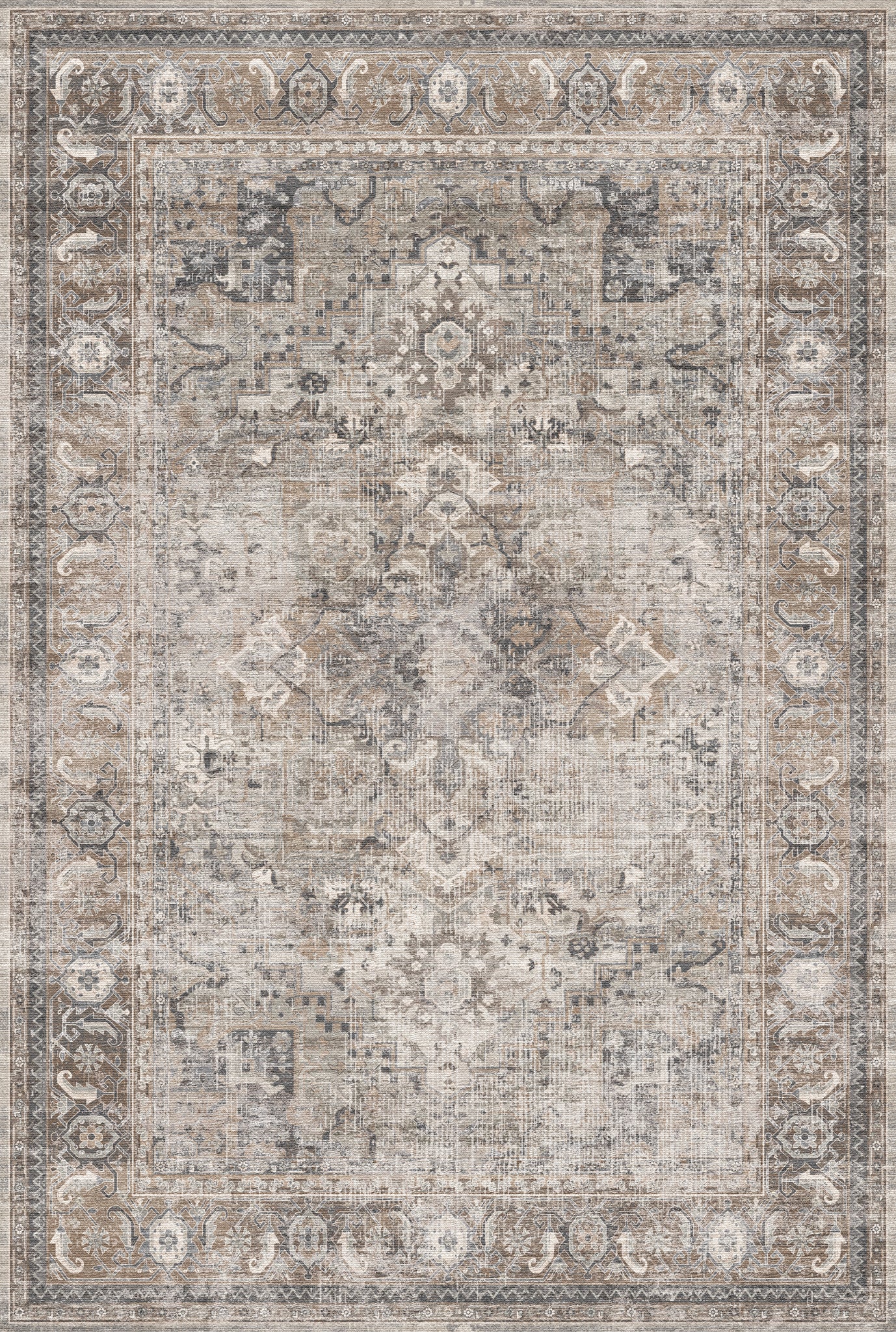 Alina Vintage Medallion Rug