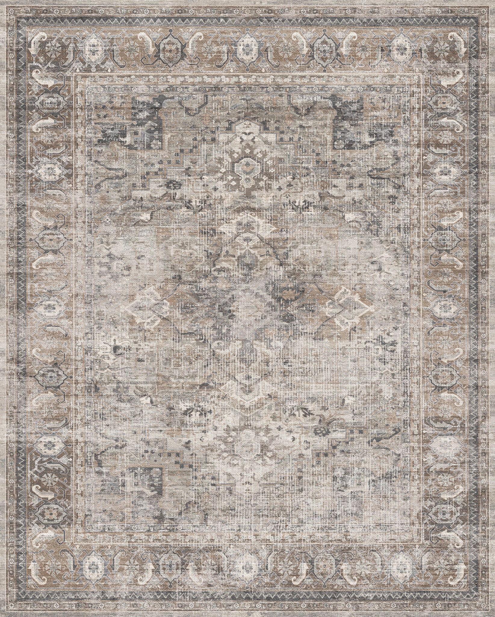 Alina Vintage Medallion Rug