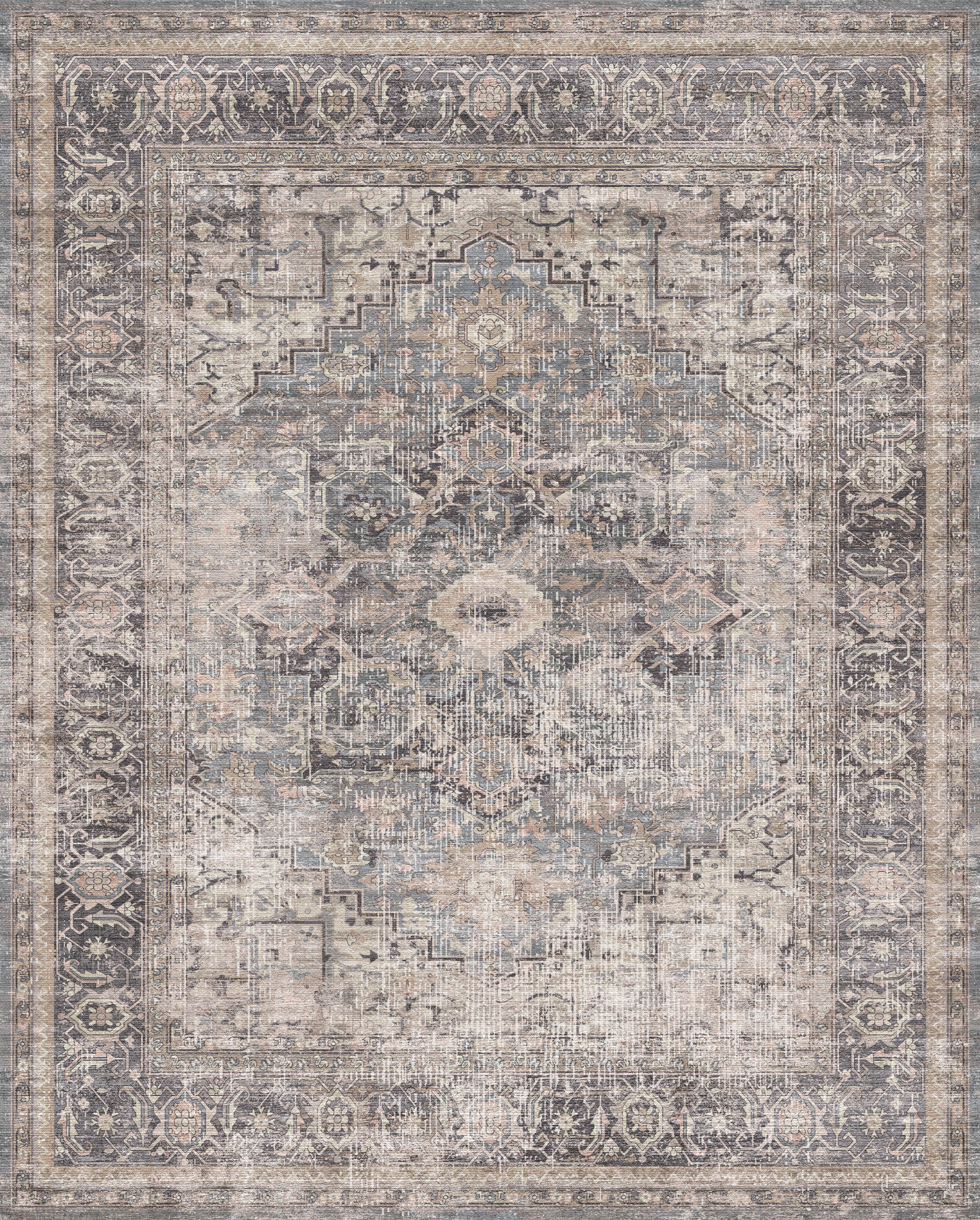 Alina Vintage Medallion Rug