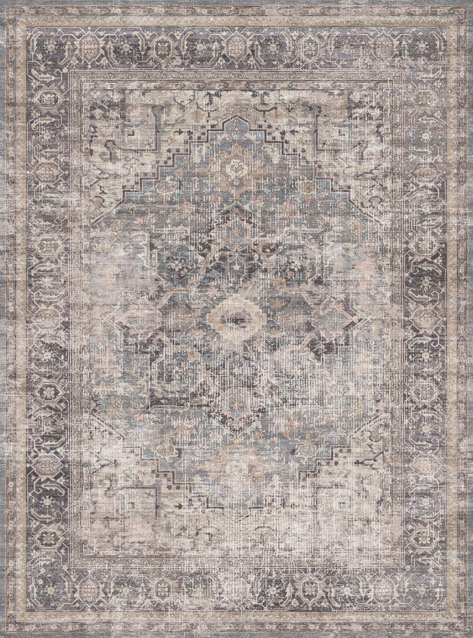 Alina Vintage Medallion Rug