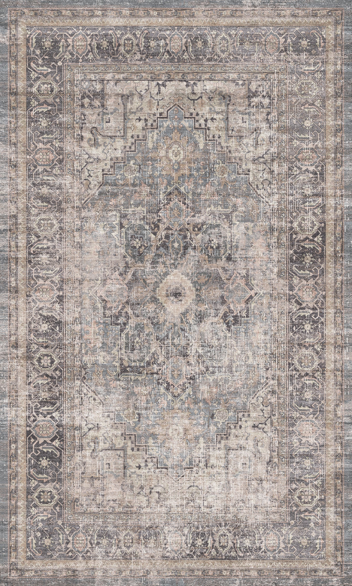 Alina Vintage Medallion Rug