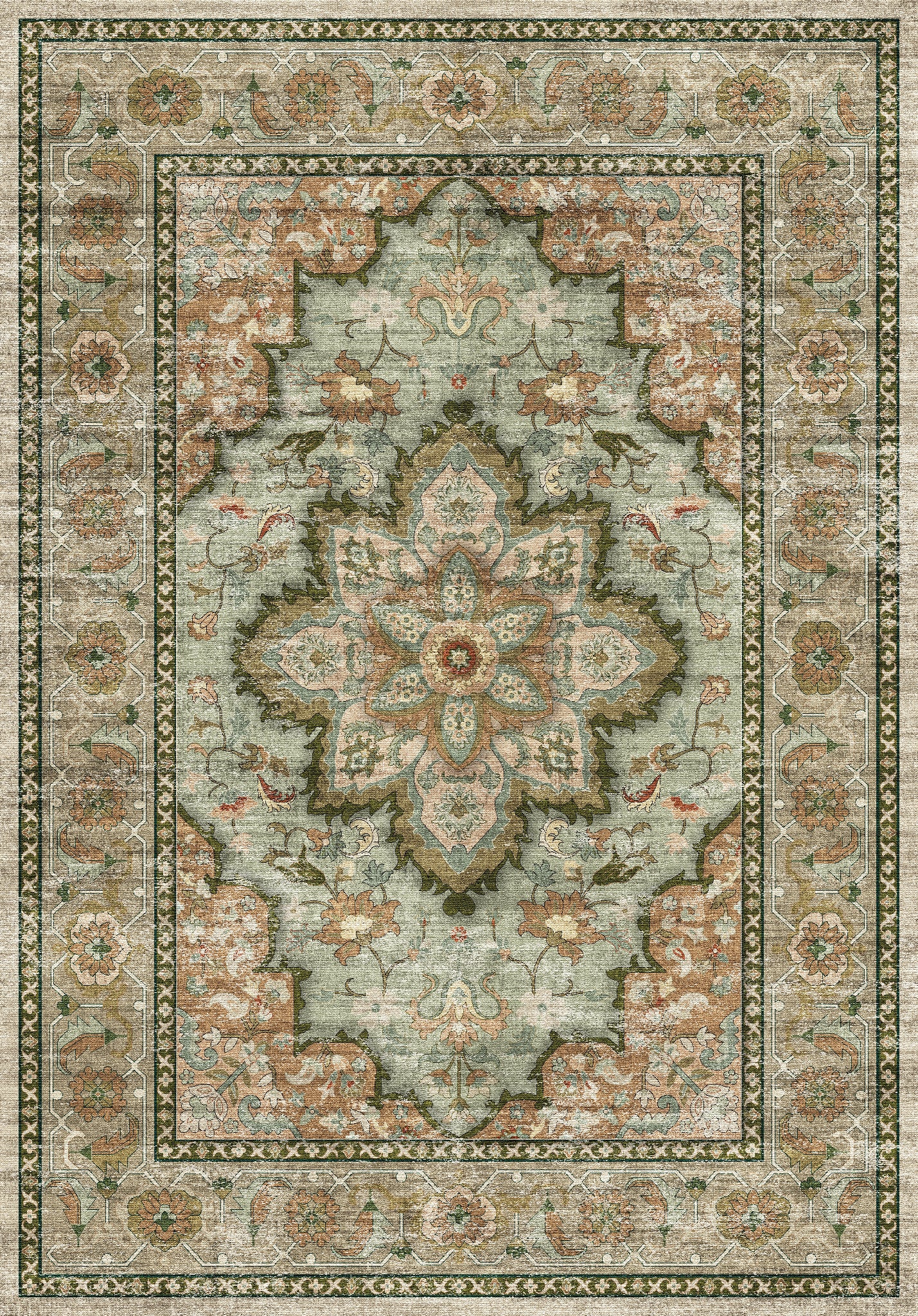Aubrey Dywan Classic Medallion
