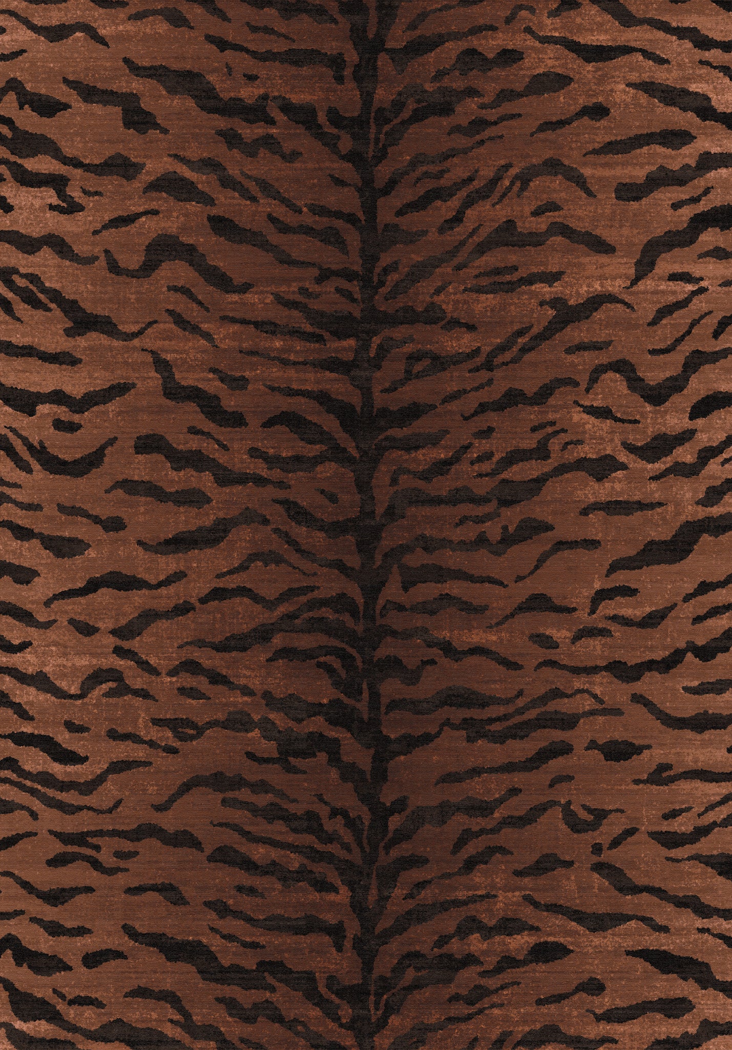 Ines Modern Tiger Print Rug