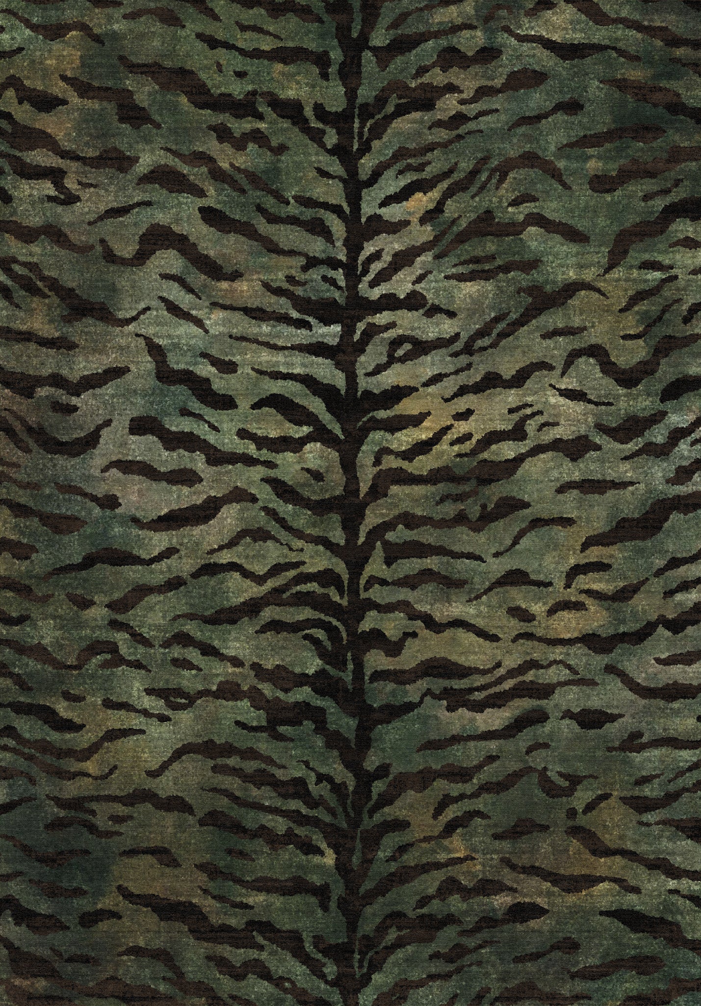 Ines Modern Tiger Print Rug