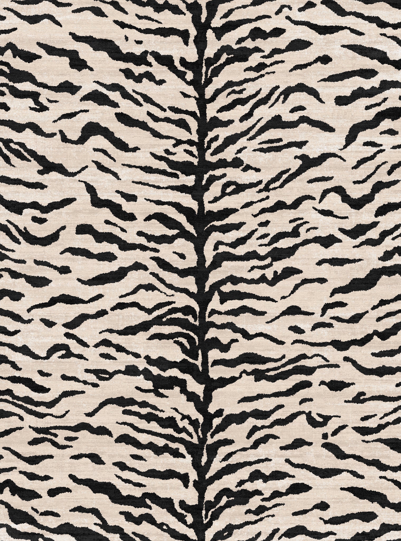 Ines Modern Tiger Print Rug
