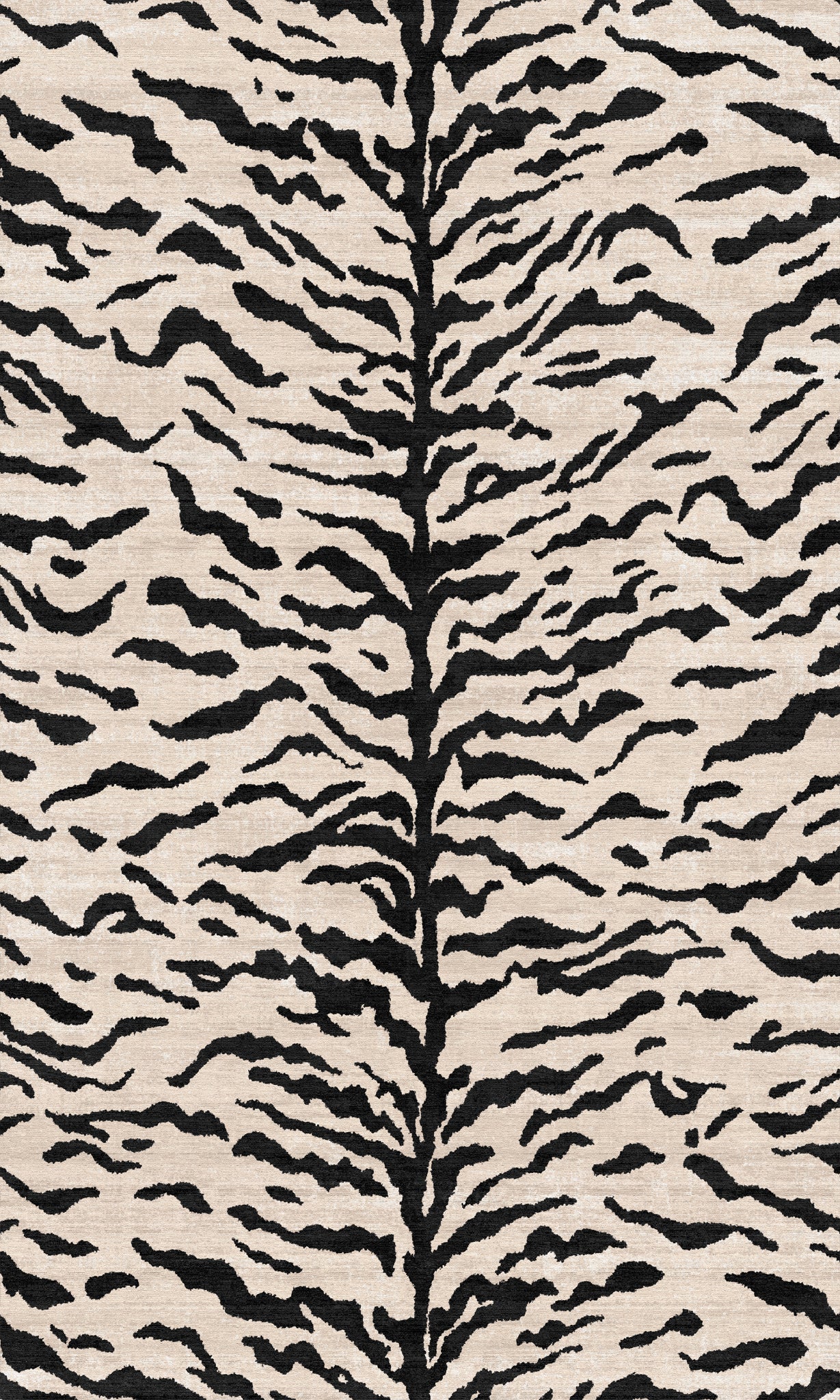 Ines Modern Tiger Print Rug