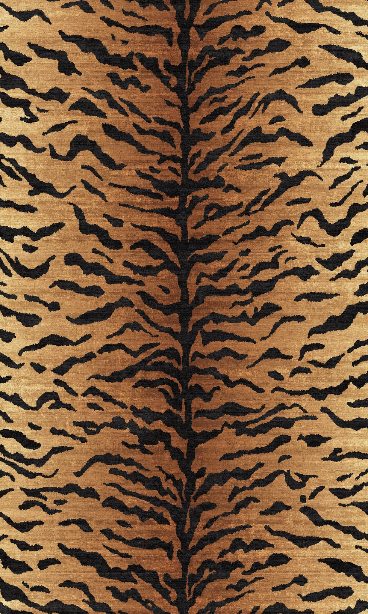 Ines Modern Tiger Print Rug