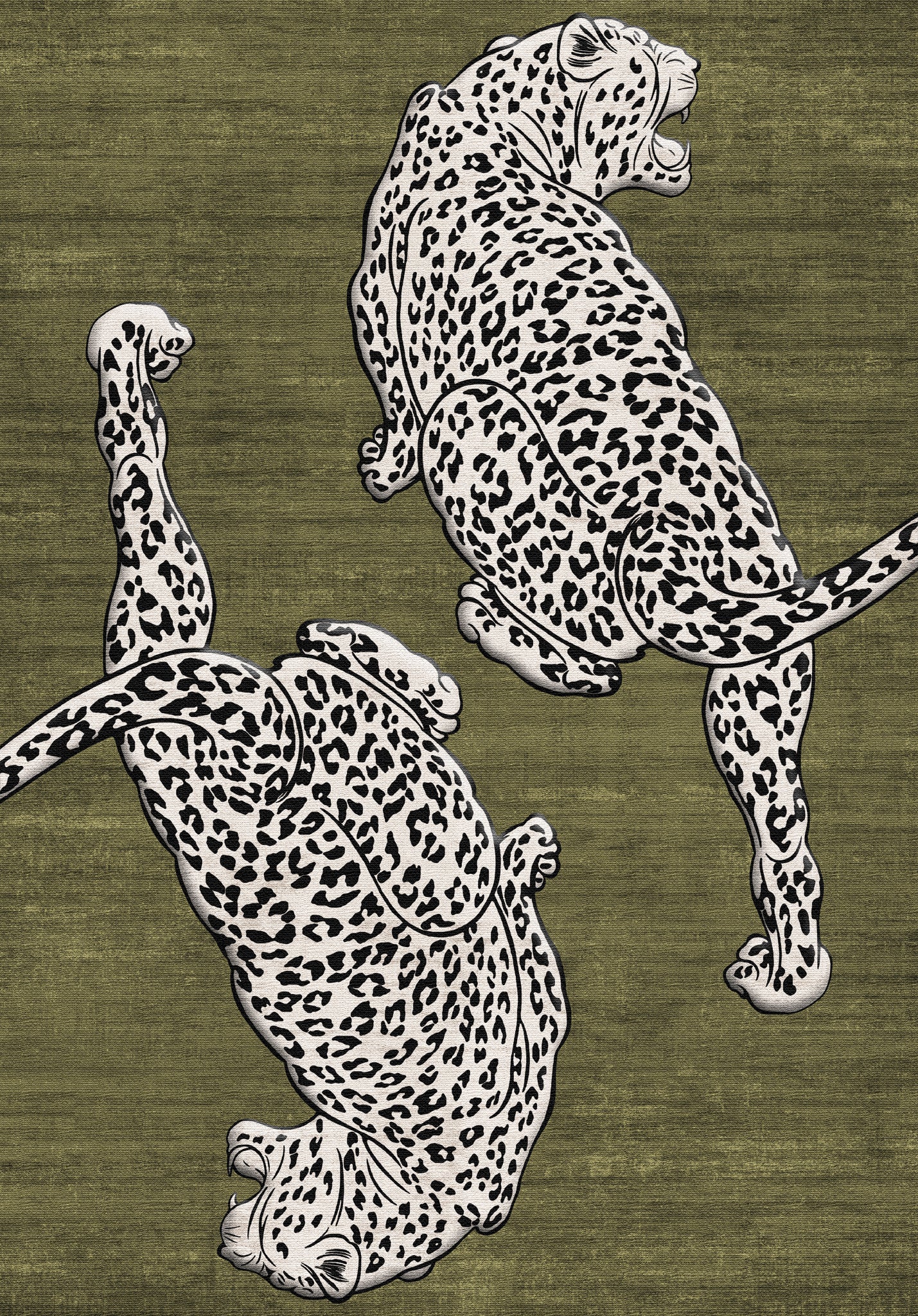 Cyrus Bold Leopard Print Rug
