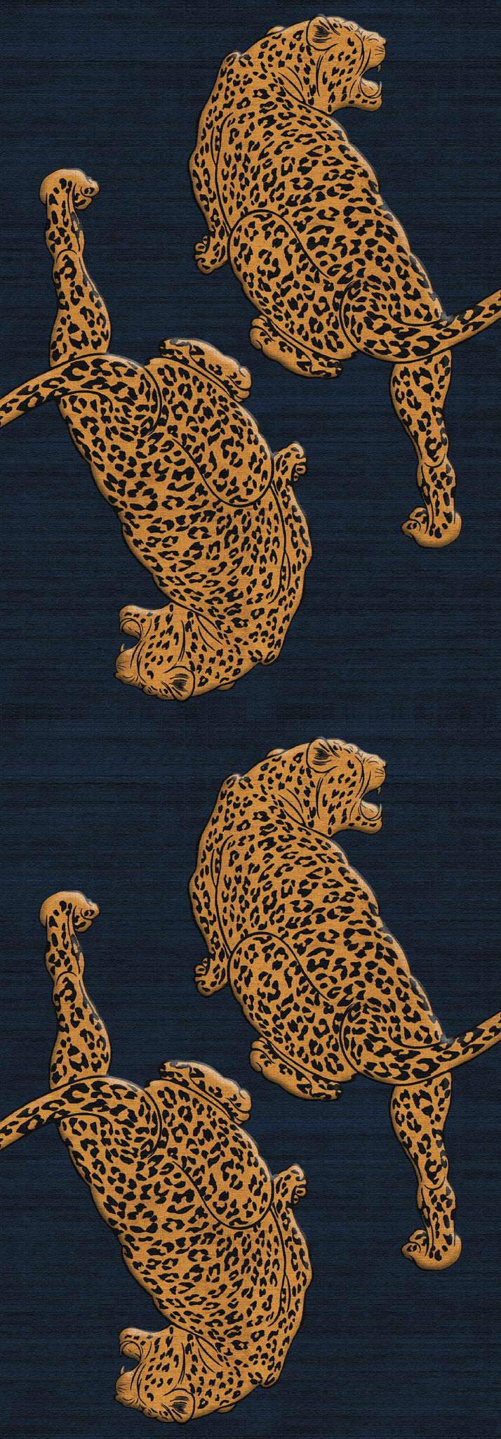 Cyrus Gewagter Teppich mit Leopardenmuster