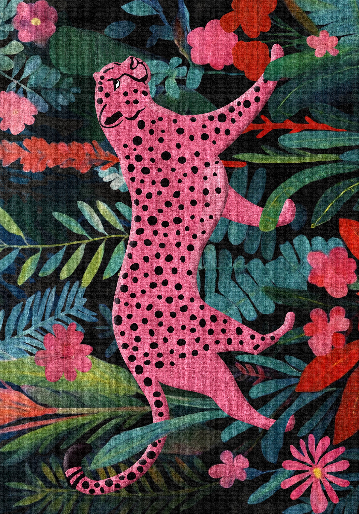 SAV Botanical Cheetah Rug