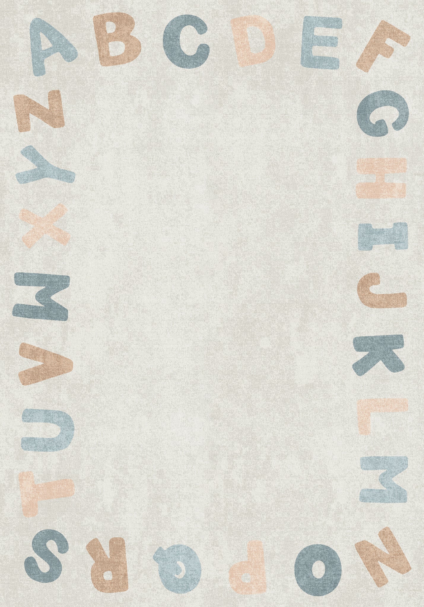 Izzy Alfabetet Border Matta