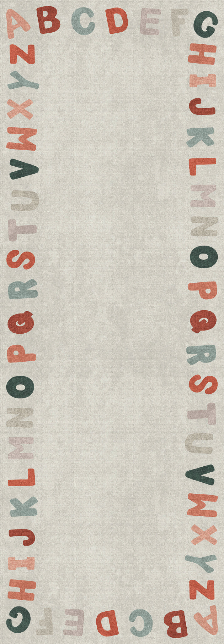 Izzy Alfabetet Border Matta