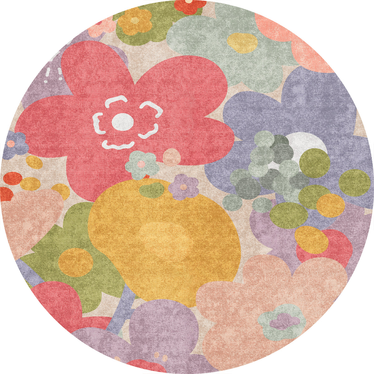 Lou Vibrant Bloom Rug