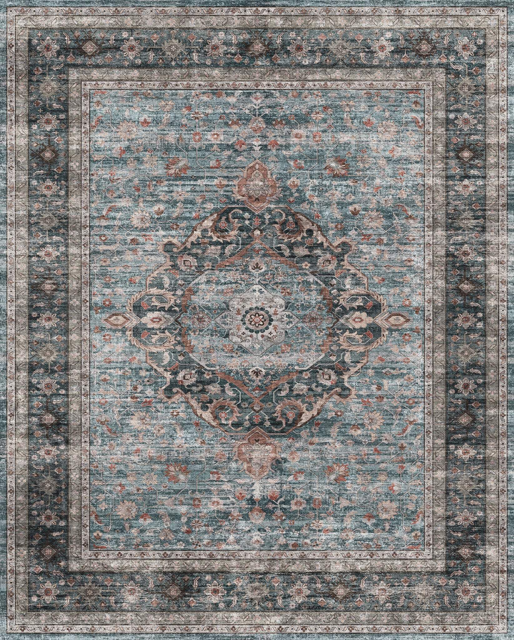 Leona Perski dywan z medalionem